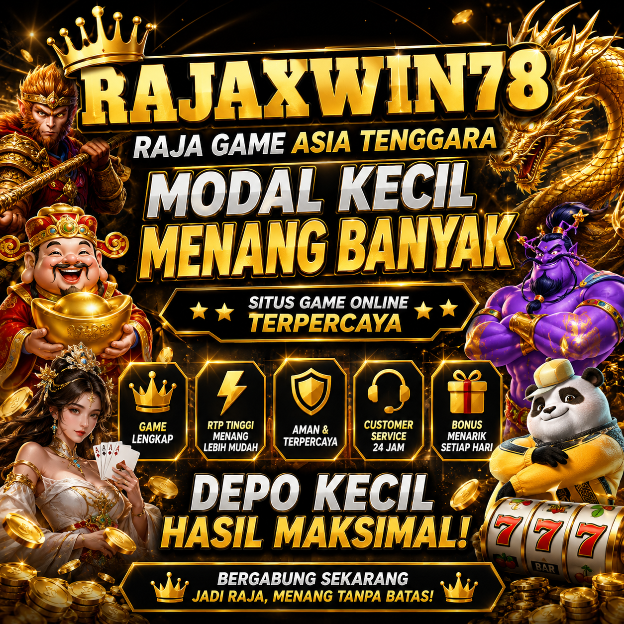RAJAXWIN78 # Raja Game Asia Ternggara Modal Kecil Menang Banyak